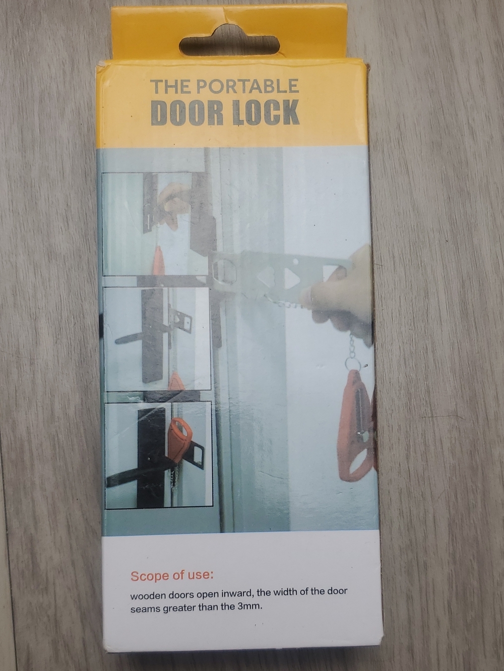 Portable Travel Security Safety Door Lock Hotel Room Intrusion Prevention Buckle